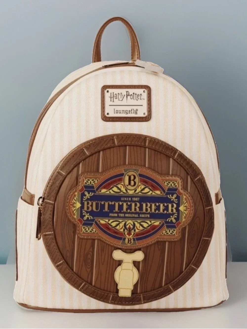 NEW w Tags Loungefly HARRY POTTER - Keg of Butterbeer Scented Barrel Backpack